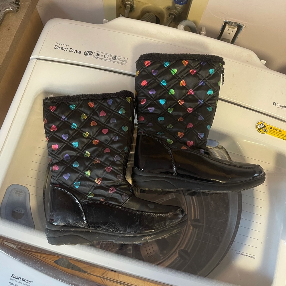 Girls 5 snow boots waterproof